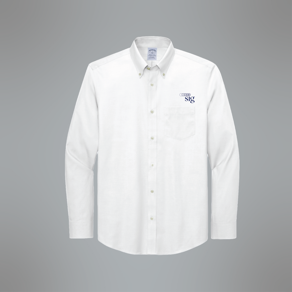 Brooks Brothers Wrinkle-Free Stretch Pinpoint Shirt